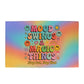 Mood Swings & Magic Things Personalized Welcome Mat - Mental Health Entry Rug - MySisterIsASurvivor