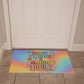 Mood Swings & Magic Things Personalized Welcome Mat - Mental Health Entry Rug - MySisterIsASurvivor