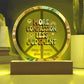 More Compassion, Less Judgment 7" LED Acrylic Circle Plaque - Kindness Mental Health Gift - MySisterIsASurvivor