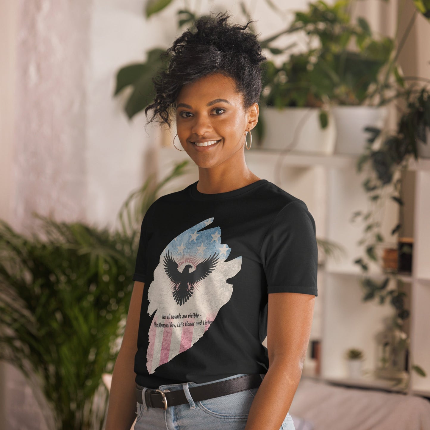 Not All Wounds Are Visible T-Shirt | Veteran Tribute Gift | PTSD Awareness Shirt | Memorial Day Tee | Mental Health Support Unisex Shirt