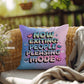Now Exiting People Pleasing Mode Y2K pillow custom name affirmation throw gift - MySisterIsASurvivor