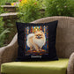 Cream Sable Pomeranian Pillow, personalized stained glass dog art for pet homes