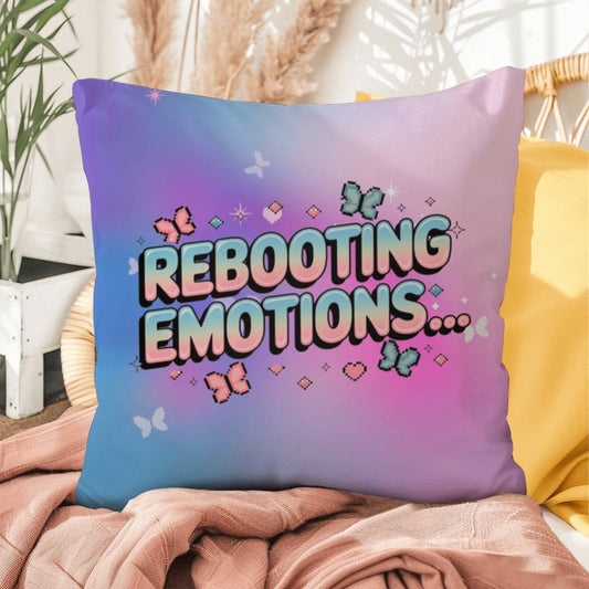 Rebooting Emotions… Y2K mental health pillow custom name inner healing gift - MySisterIsASurvivor