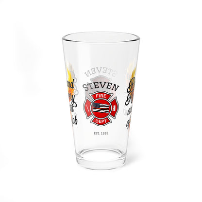 Rest and recovery are part of the job – pint glass encouraging firefighter emotional balance. - MySisterIsASurvivor