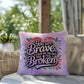Rise & Reclaim Indoor/Outdoor Pillow – Courage in Struggle
