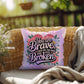 Rise & Reclaim Indoor/Outdoor Pillow – Courage in Struggle