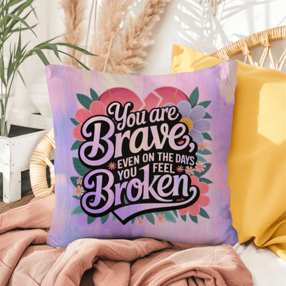 Rise & Reclaim Indoor/Outdoor Pillow – Courage in Struggle