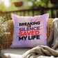 Rise & Reclaim Indoor/Outdoor Pillow – Empowerment for Survivors