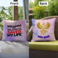 Rise & Reclaim Indoor/Outdoor Pillow – Empowerment for Survivors