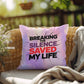 Rise & Reclaim Indoor/Outdoor Pillow – Empowerment for Survivors