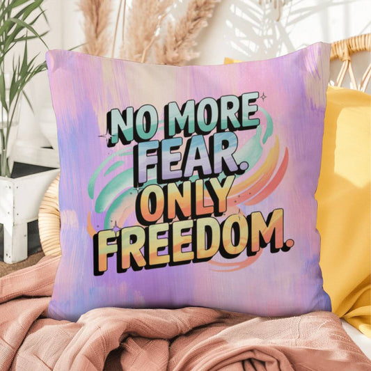 Rise & Reclaim Indoor/Outdoor Pillow – Freedom Over Fear