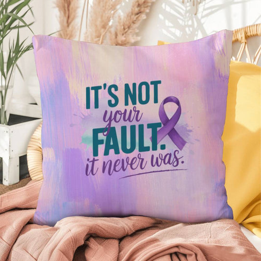 Rise & Reclaim Indoor/Outdoor Pillow – It Was Never Your Fault