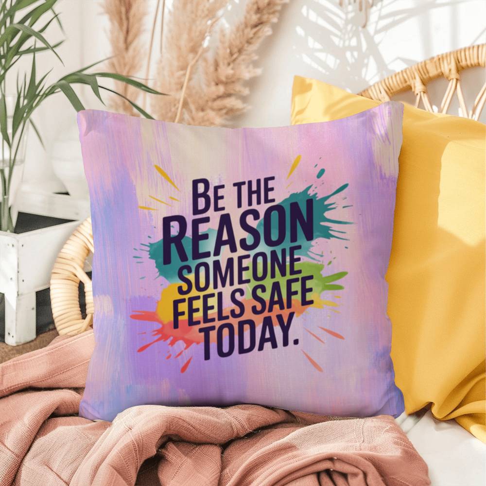 Rise & Reclaim Indoor/Outdoor Pillow – Mental Health Support