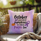 Rise & Reclaim Indoor/Outdoor Pillow – October Domestic Violence Awareness