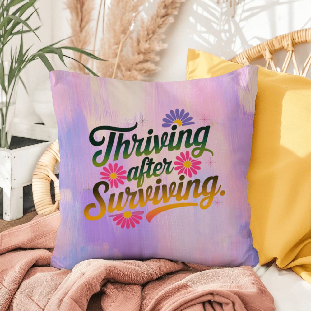 Rise & Reclaim Indoor/Outdoor Pillow – Resilient After Trauma