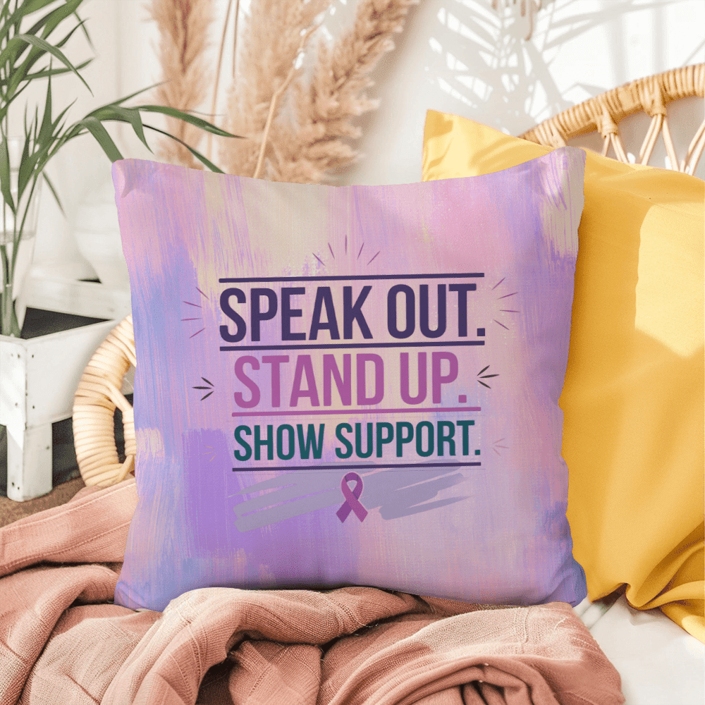Rise & Reclaim Indoor/Outdoor Pillow – Stand Up for Justice