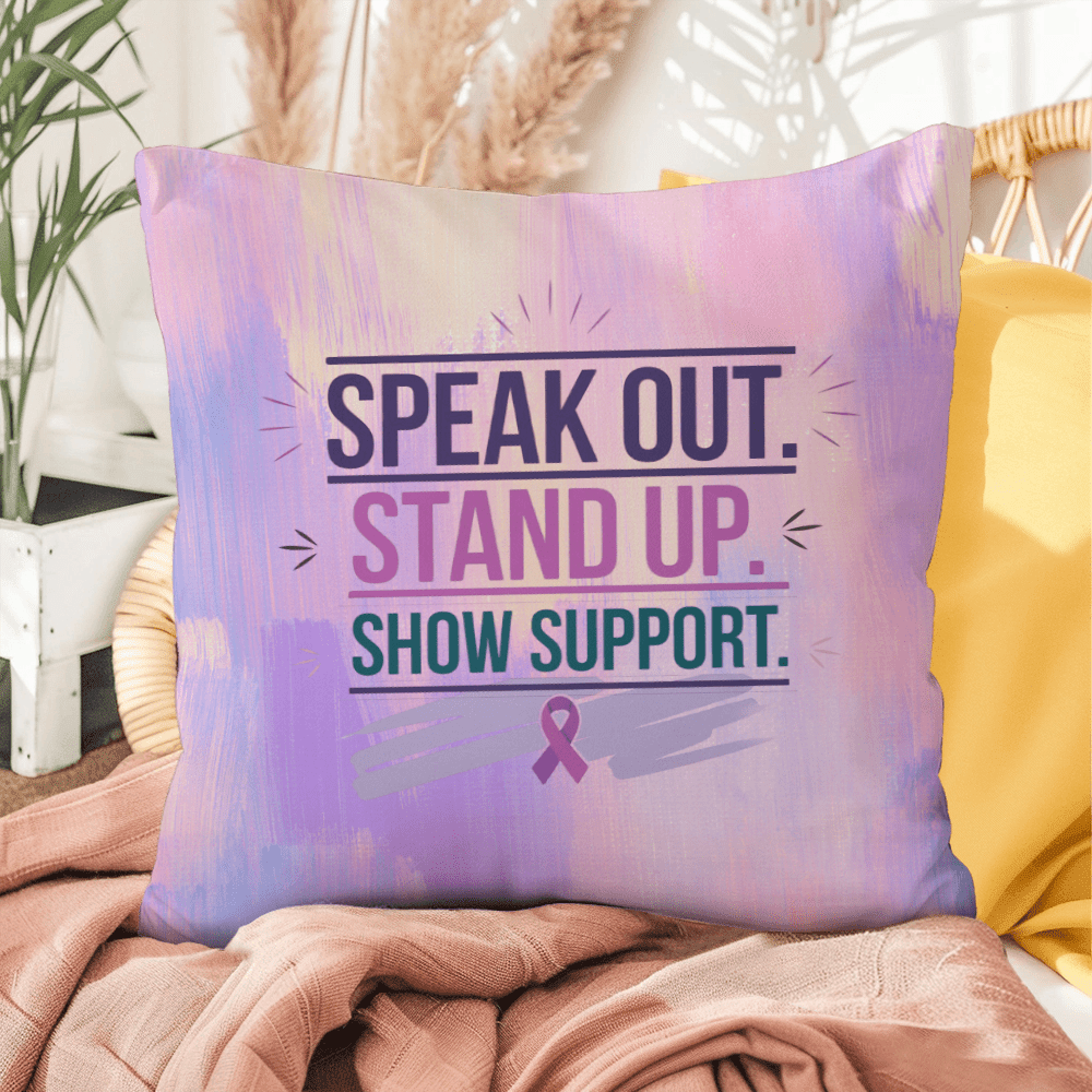 Rise & Reclaim Indoor/Outdoor Pillow – Stand Up for Justice