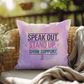 Rise & Reclaim Indoor/Outdoor Pillow – Stand Up for Justice