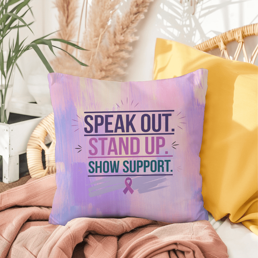 Rise & Reclaim Indoor/Outdoor Pillow – Stand Up for Justice
