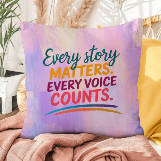 Rise & Reclaim Indoor/Outdoor Pillow – Every Story Matters