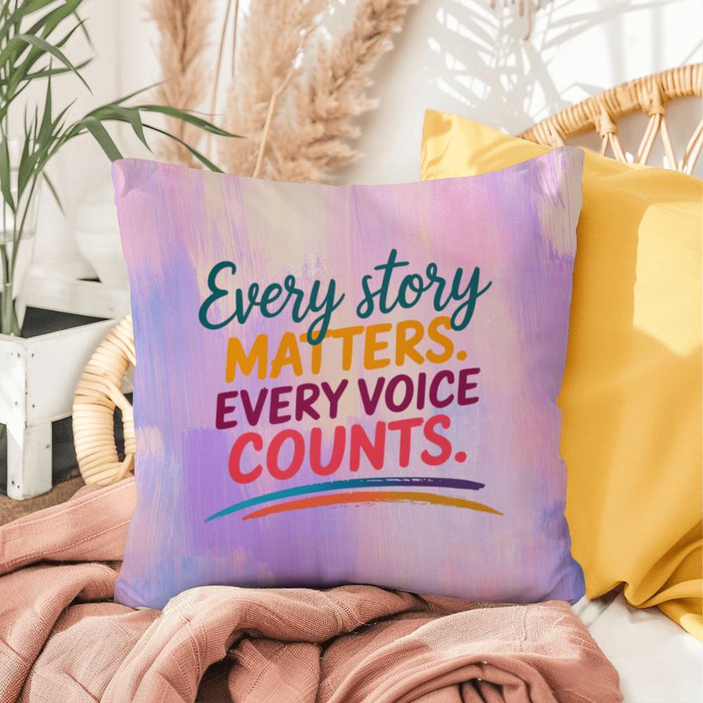 Rise & Reclaim Indoor/Outdoor Pillow – Every Story Matters