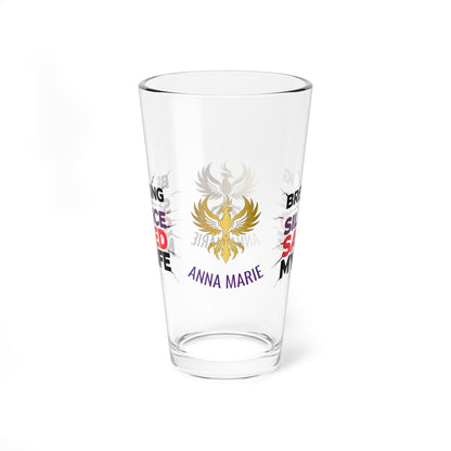 Rise & Reclaim Pint Glass – Breaking the Silence Saved My Life | Survivor Empowerment Pint