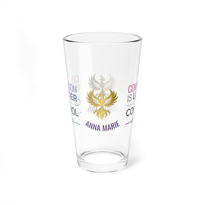 Rise & Reclaim Pint Glass – Compassion Is Louder Than Control | Mental Health Support Gift