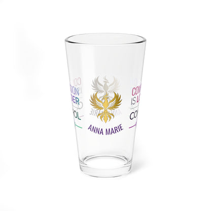 Rise & Reclaim Pint Glass – Compassion Is Louder Than Control | Mental Health Support Gift