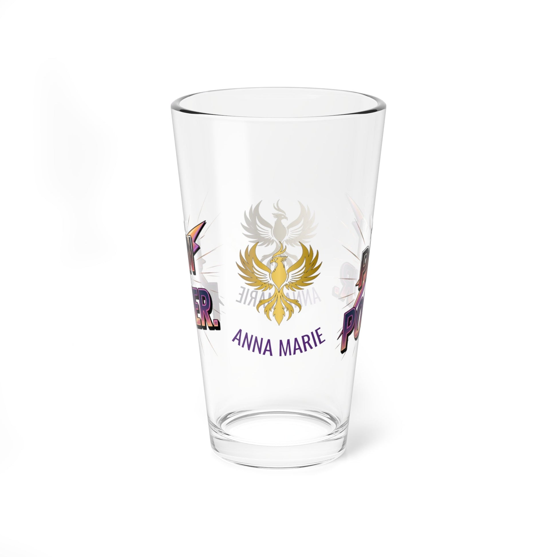 Rise & Reclaim Pint Glass – From Pain to Power | Empowerment Drinkware for Survivors