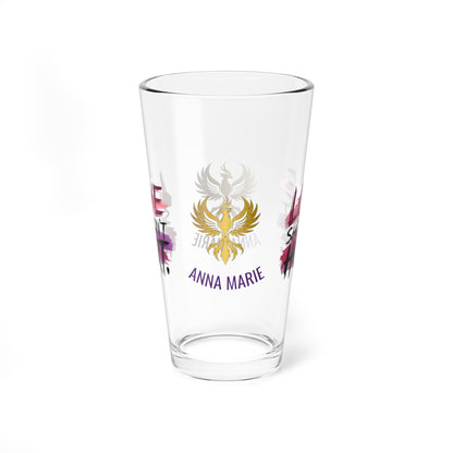 Rise & Reclaim Pint Glass – Love Shouldn't Hurt | DV Awareness and Empowerment Gift - MySisterIsASurvivor