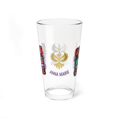 Rise & Reclaim Pint Glass – Raise Your Voice for Those Who Can't | Survivor Support Glass - MySisterIsASurvivor