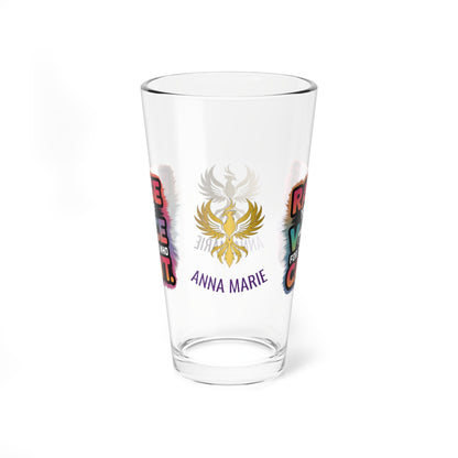 Rise & Reclaim Pint Glass – Raise Your Voice for Those Who Can't | Survivor Support Glass - MySisterIsASurvivor