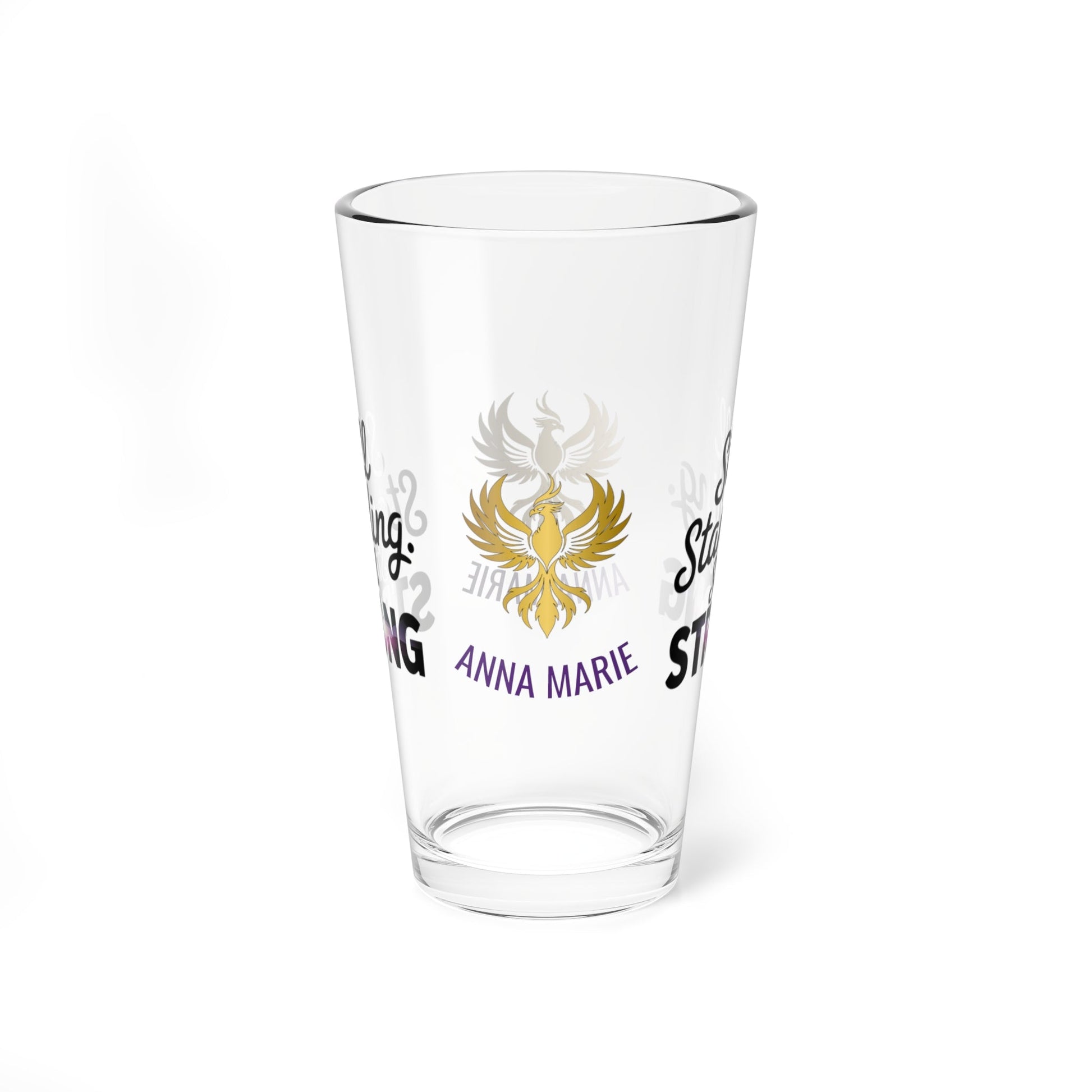 Rise & Reclaim Pint Glass – Still Standing. Still Strong | Empowerment Drinkware for Survivors - MySisterIsASurvivor