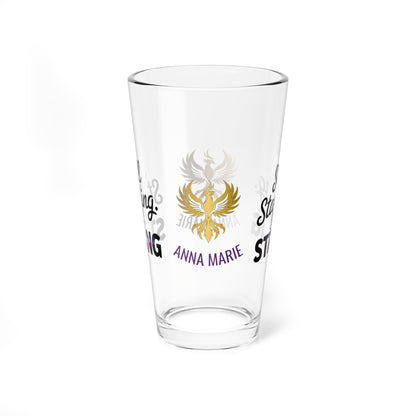 Rise & Reclaim Pint Glass – Still Standing. Still Strong | Empowerment Drinkware for Survivors - MySisterIsASurvivor