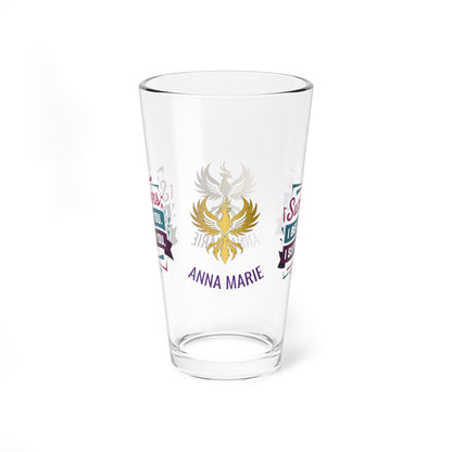 Rise & Reclaim Pint Glass – To Survivors: I Believe You. I Support You | Advocacy Pint - MySisterIsASurvivor