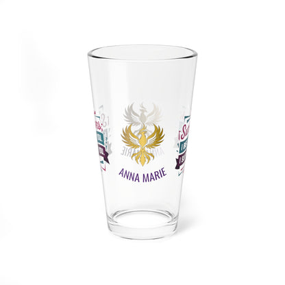 Rise & Reclaim Pint Glass – To Survivors: I Believe You. I Support You | Advocacy Pint - MySisterIsASurvivor