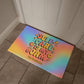 Self - Care Is My Jam Welcome Mat - Retro Mental Health Rug for Home or Therapy Office (21"x34") - MySisterIsASurvivor