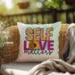 Self Love Matters: Indoor/Outdoor Pillow for Wellness, Style & Stress Relief