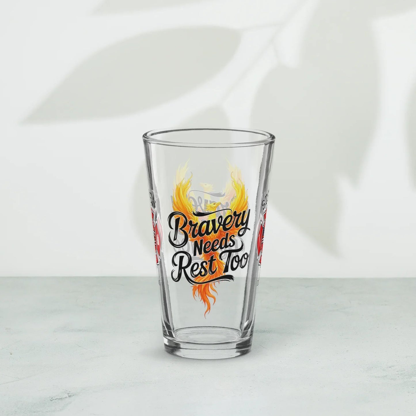 Shop our premium firefighter support pint bravery needs rest from MySisterIsASurvivor.