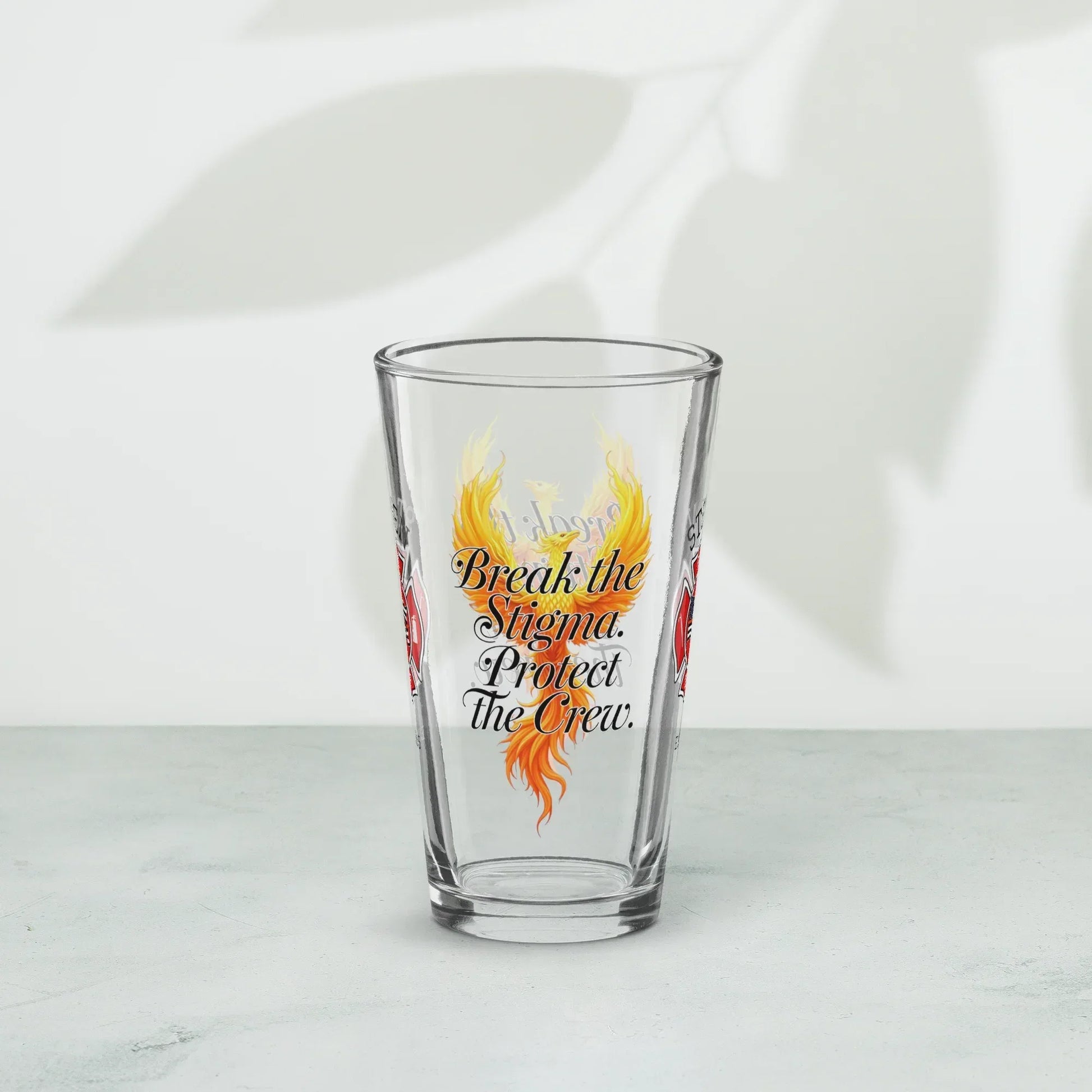 Shop our premium firefighter support pint break the stigma from MySisterIsASurvivor.