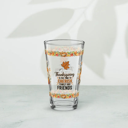 Shop our premium thanksgiving is the time to cherish family thanksgiving pint glass 16oz from MySisterIsASurvivor.