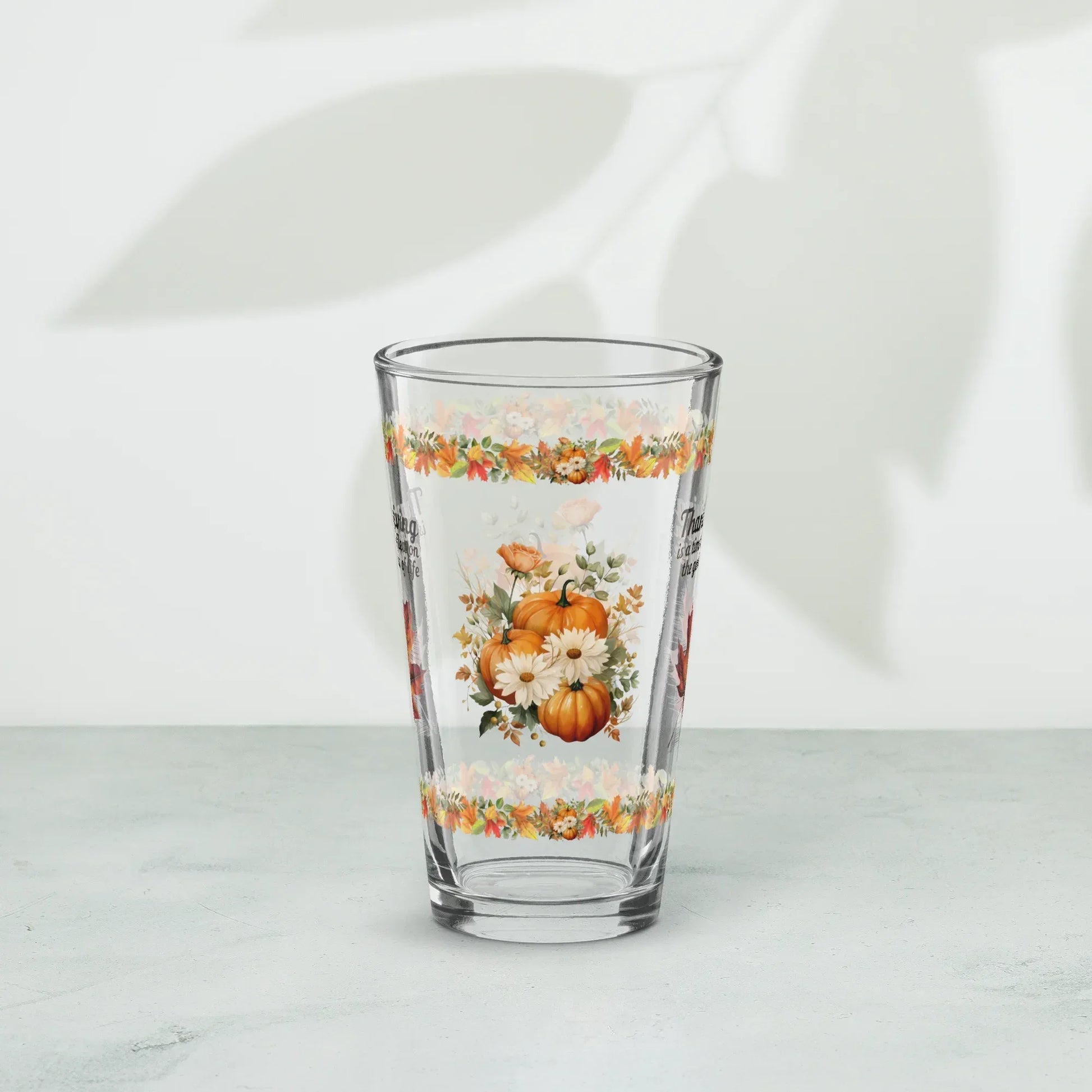 Shop our premium thanksgiving is a time to reflect thanksgiving pint glass 16oz from MySisterIsASurvivor.