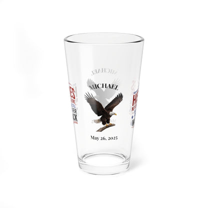 Some Heroes Never Came Home pint glass - engraved military remembrance gift for veterans and families