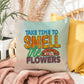 Take Time To Smell The Flowers: Indoor/Outdoor Pillow for Wellness, Style & Stress Relief