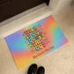 Talk It Out Don’t Trip Out Welcome Mat - Mental Health Entry Rug - MySisterIsASurvivor