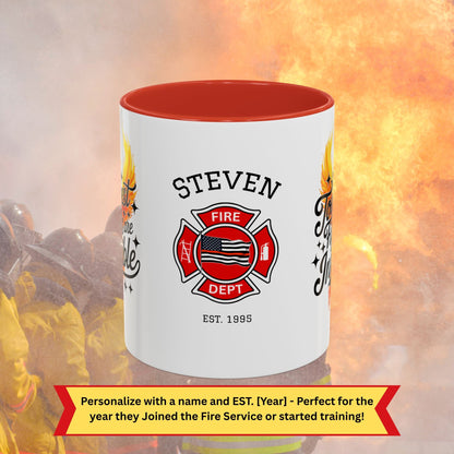 The Toughest Fights Are Invisible invisible battles firefighter PTSD mug