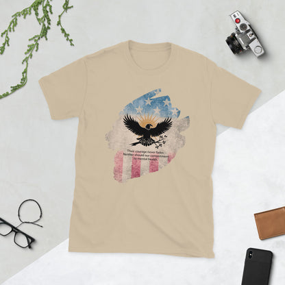 Their Courage Never Fades T-Shirt | Veteran Tribute Gift | PTSD Awareness Shirt | Memorial Day Tee | Mental Health Support Unisex Shirt
