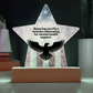 Honoring Sacrifice: Printed Star 7" Acrylic Plaque: Honoring Heroes & Promoting Mental Health Awareness