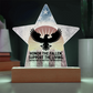 Honor The Fallen, Support The Living: Printed Star 7" Acrylic Plaque: Honoring Heroes & Promoting Mental Health Awareness