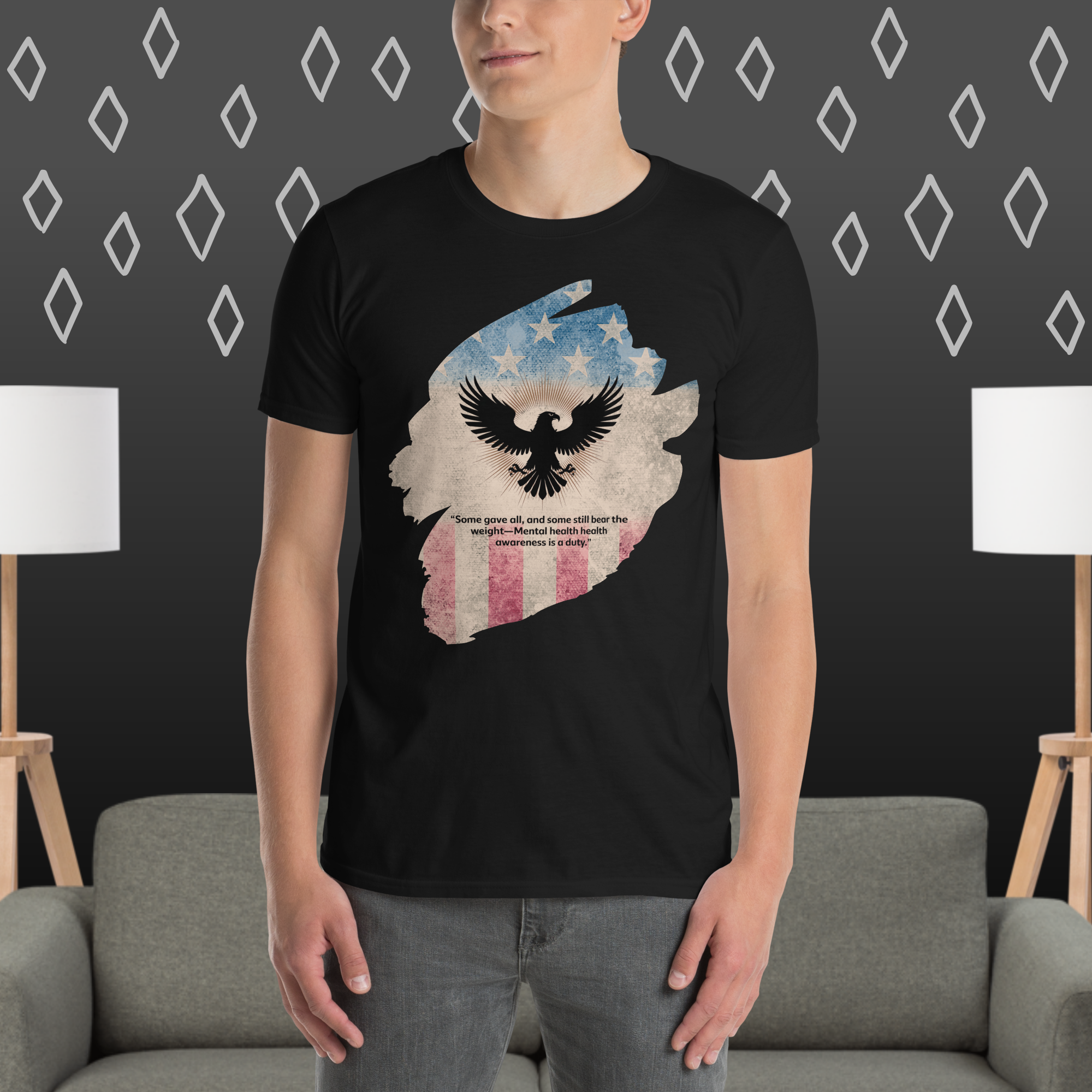 Some Gave All T-Shirt | Veteran Tribute Gift | PTSD Awareness Shirt | Memorial Day Tee | Mental Health Support Unisex Shirt